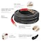 Intertool Rubber Air Hose, 50 ft. x 3/8 in., Black PT08-1735 - alternate 5
